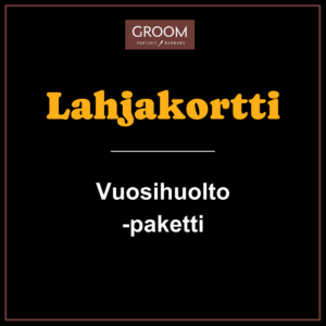 lahjakortti parturiin vuosihuolto