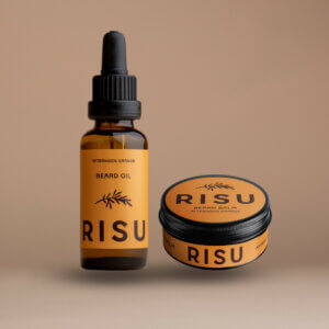 Risu Afternoon Orange -partasetti! Partaöljy (30ml) & Partavoide (50ml)